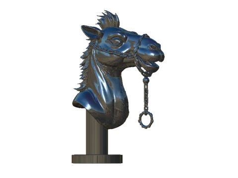 Camel head 2 3D Print Model