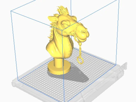 Camel head 2 3D Print Model