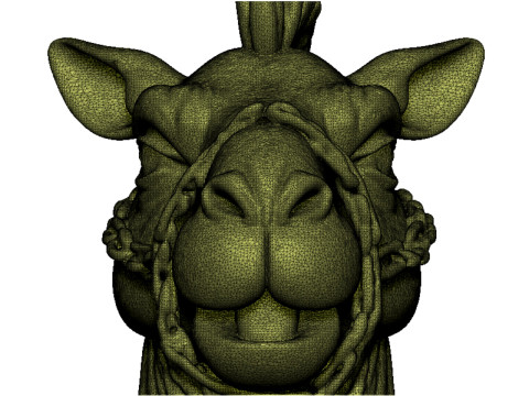 Camel head 2 Modelo de Impressão 3D