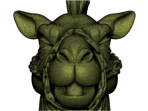 Camel head 2 3D Print Model