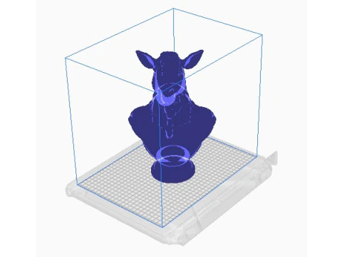 Camel head bust 3D Print Model