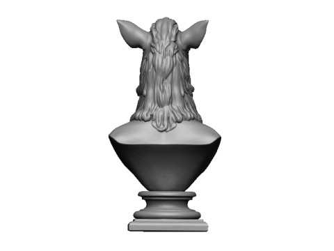 Camel head bust 2 3D 打印模型