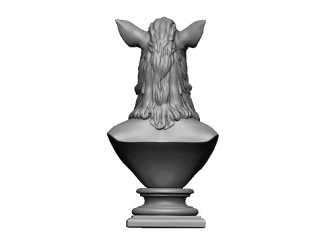 Camel head bust 2 3D Print Model