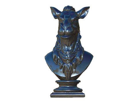 Camel head bust 2 3D Print Model