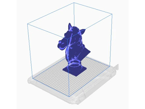 Camel head bust 2 3D Print Model