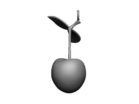 Cherry pendant 3D Принт Модель