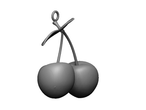 Cherry pendant 3D Принт Модель