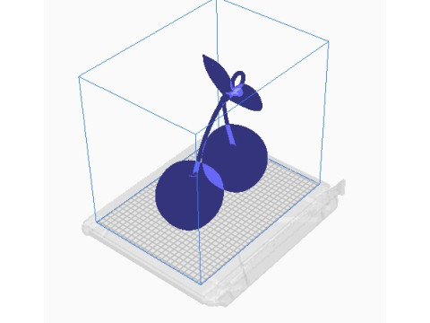Cherry pendant 3D Принт Модель