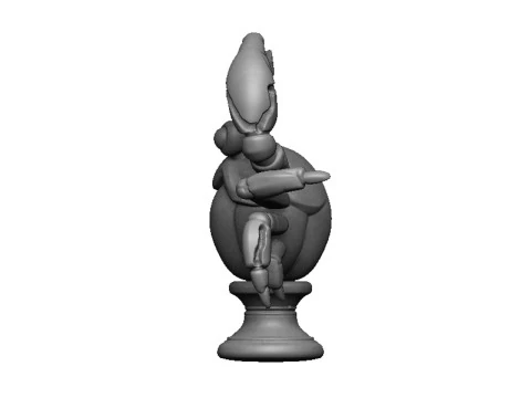 Crab bust 3D Print Model