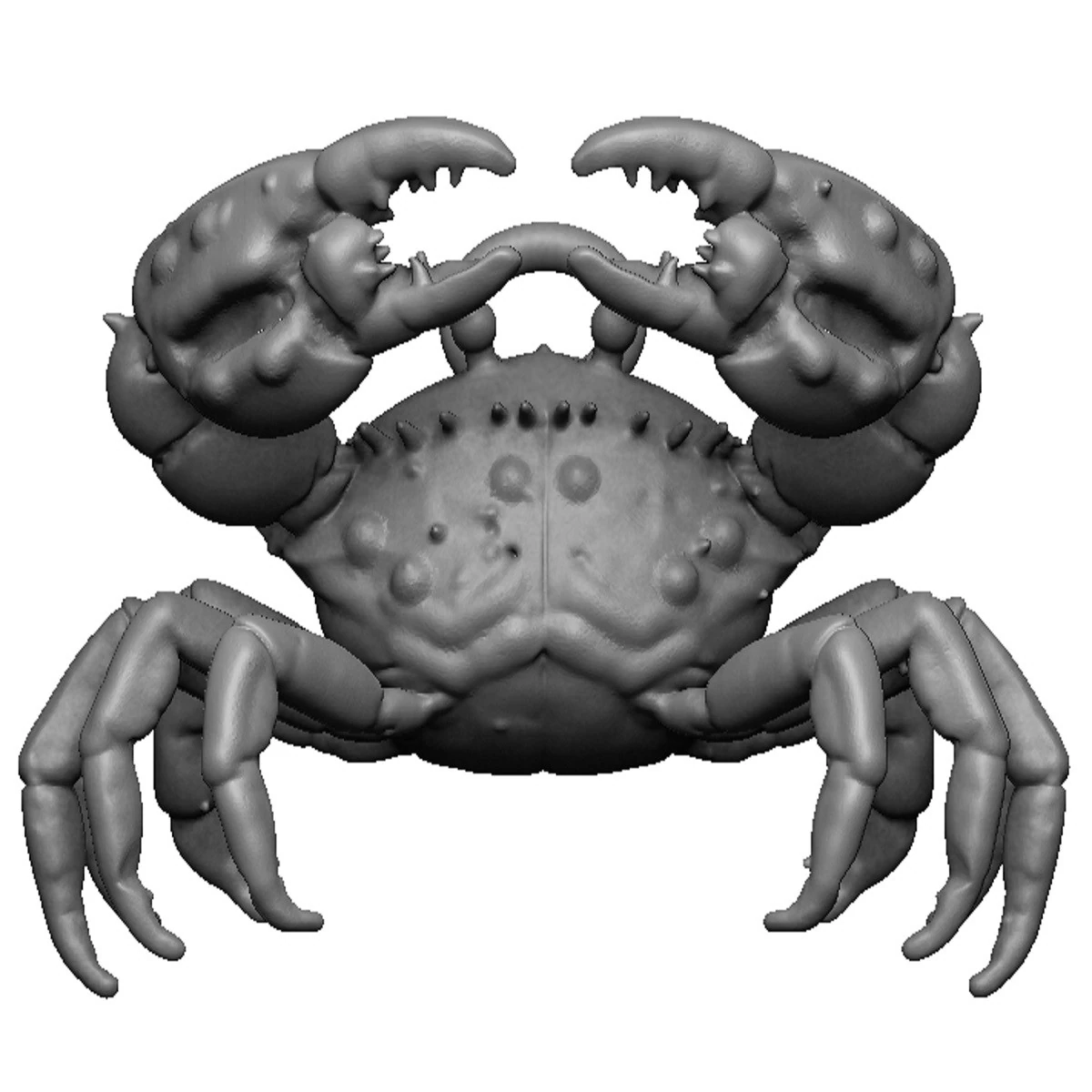 Crab pendant 3D Print Model .c4d .max .obj .3ds .fbx .stl .blend 