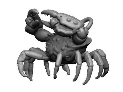 Crab pendant 3D Print Model