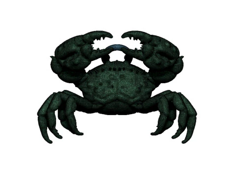 Crab pendant 3D Print Model