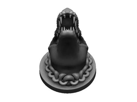 Crocodile head 3D Print Model