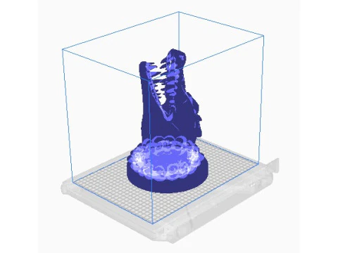 Crocodile head 3D Print Model