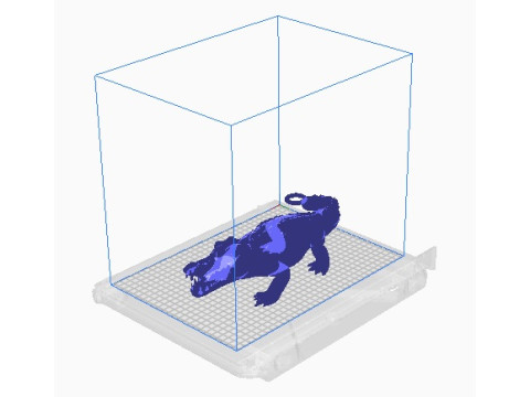 Crocodile pendant 3D Print Model