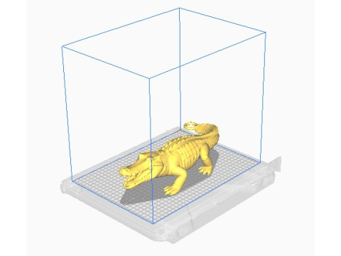 Crocodile pendant 3D Print Model