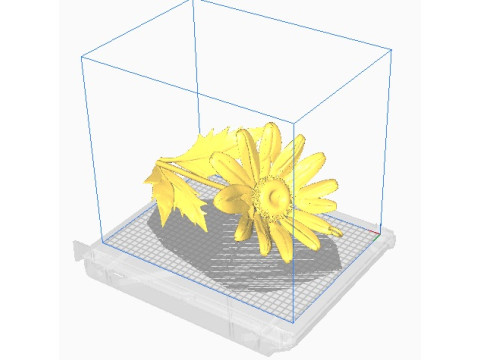 Daisy flower pendant 3D Druckmodell