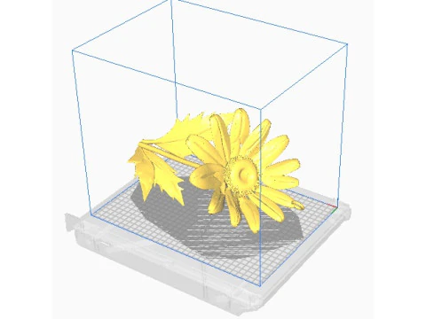 Daisy flower pendant 3D Print Model