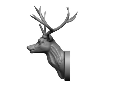 Deer head Model Cetak 3D