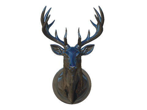 Deer head 2 Model Cetak 3D