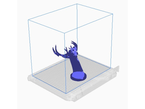 Deer head 2 Model Cetak 3D
