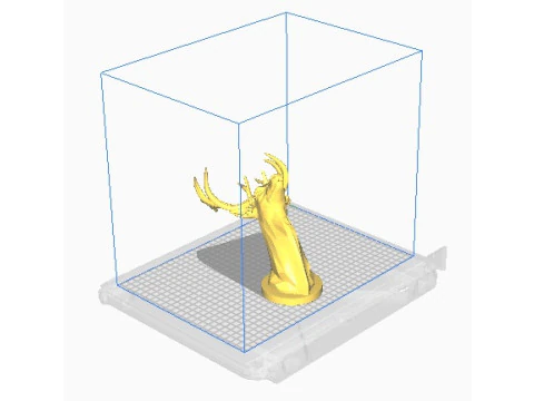 Deer head 2 3D Print Model