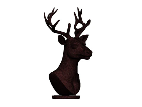 Deer head bust 3D Print Model