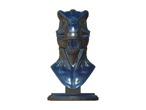 Dinosaur head bust 3D 打印模型