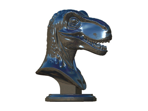 Dinosaur head bust 3D 打印模型