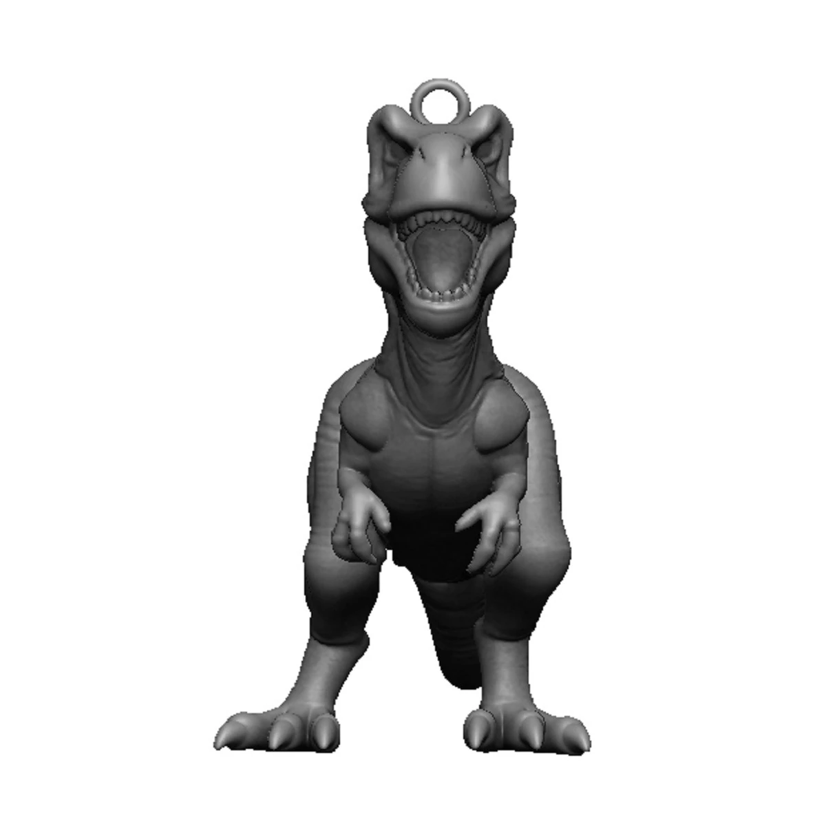 Dinosaur pendant 3D Print Model .c4d .max .obj .3ds .fbx .stl .blend 