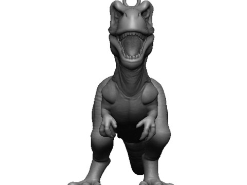 Dinosaur pendant 3D 打印模型