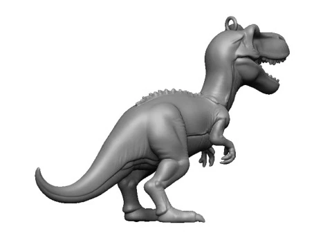 Dinosaur pendant 3D Print Model