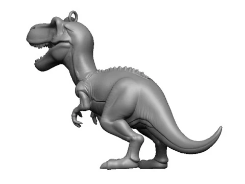 Dinosaur pendant 3D Print Model