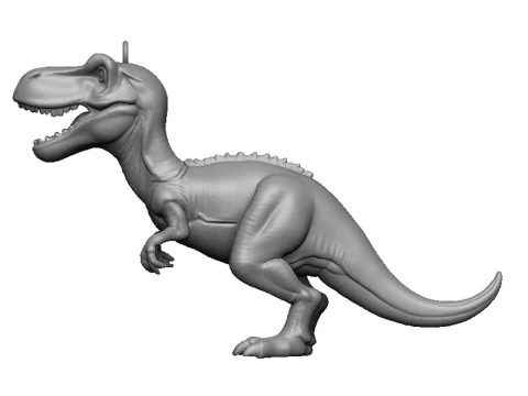 Dinosaur pendant 3D Print Model
