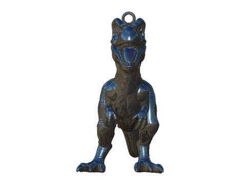 Dinosaur pendant 3D Print Model
