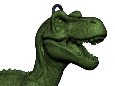Dinosaur pendant 3D Print Model