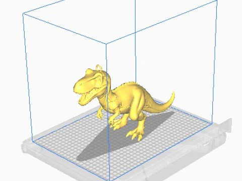 Dinosaur pendant 3D Print Model
