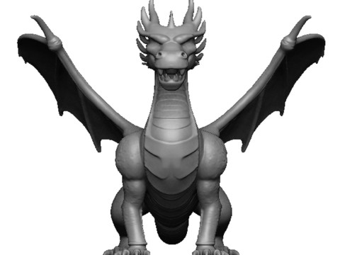 Dragon pendant 3D 打印模型