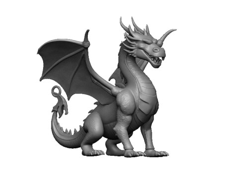 Dragon pendant 3Dプリントモデル