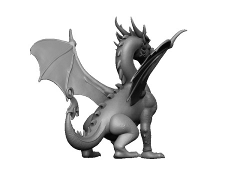 Dragon pendant 3Dプリントモデル