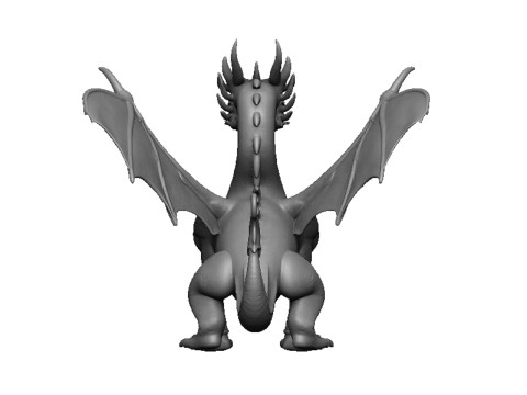 Dragon pendant 3Dプリントモデル
