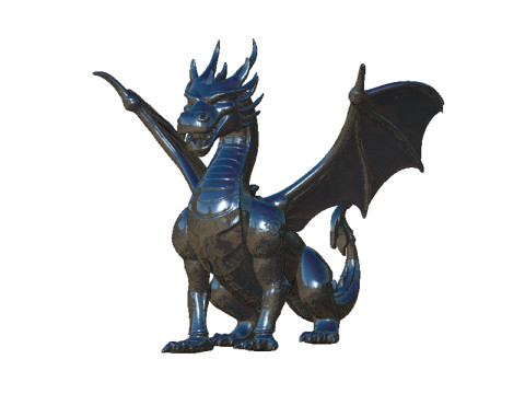 Dragon pendant 3Dプリントモデル