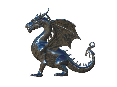 Dragon pendant 3Dプリントモデル