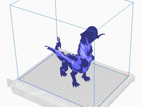 Dragon pendant 3Dプリントモデル