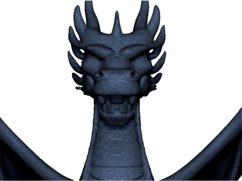 Dragon pendant 3Dプリントモデル