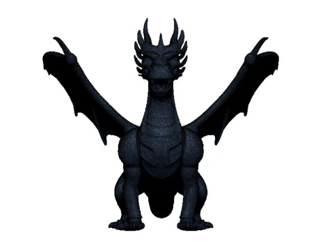 Dragon pendant 3D Print Model