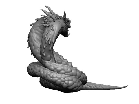 Dragon pendant 3 3D Druckmodell