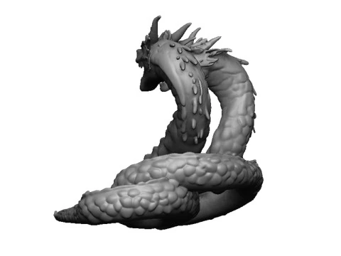 Dragon pendant 3 3D Print Model