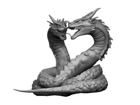 Dragon pendant 3 3D Druckmodell