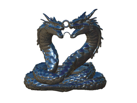 Dragon pendant 3 3D Druckmodell